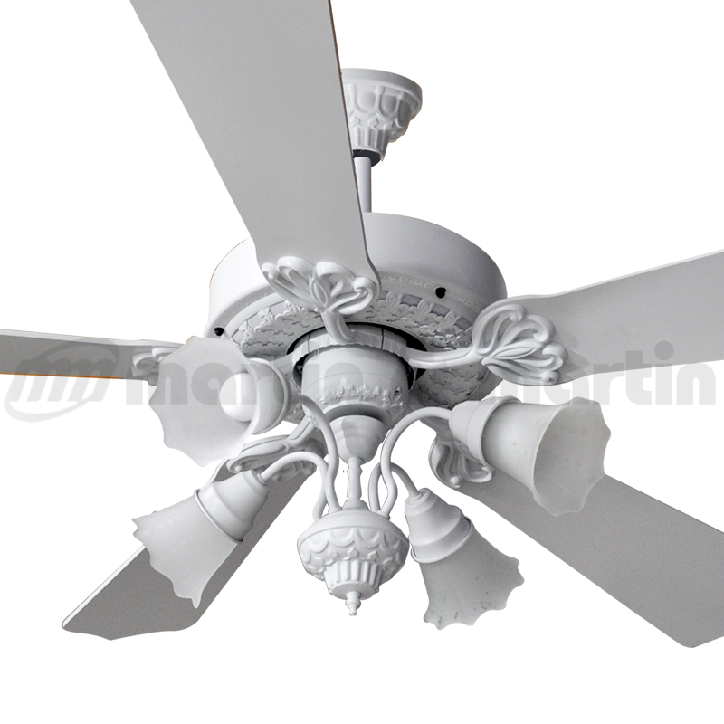 Ventilador De Techo Empire Blanco Con Araña X 4 | Martin & Martin