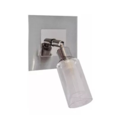 Aplique Rectangular Silo G9 Platil 1 luz