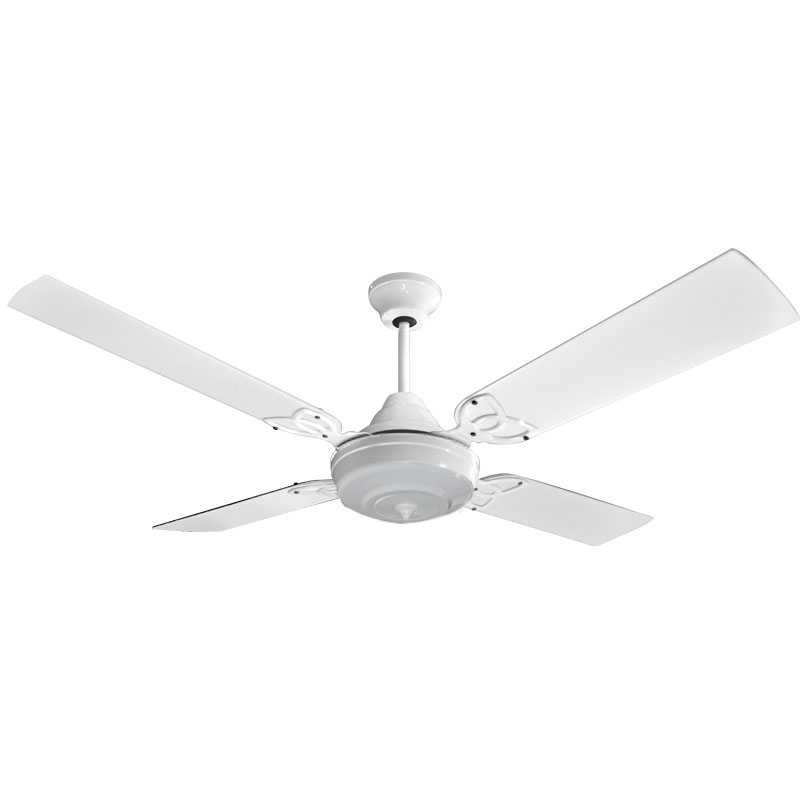 Ventilador De Techo Ocean Blanco Con Palas Metálicas Blancas | Martin