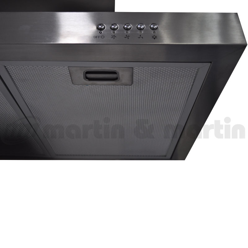 Campana De Cocina Piana de Acero 90cm Con Salida al Exterior | Martin