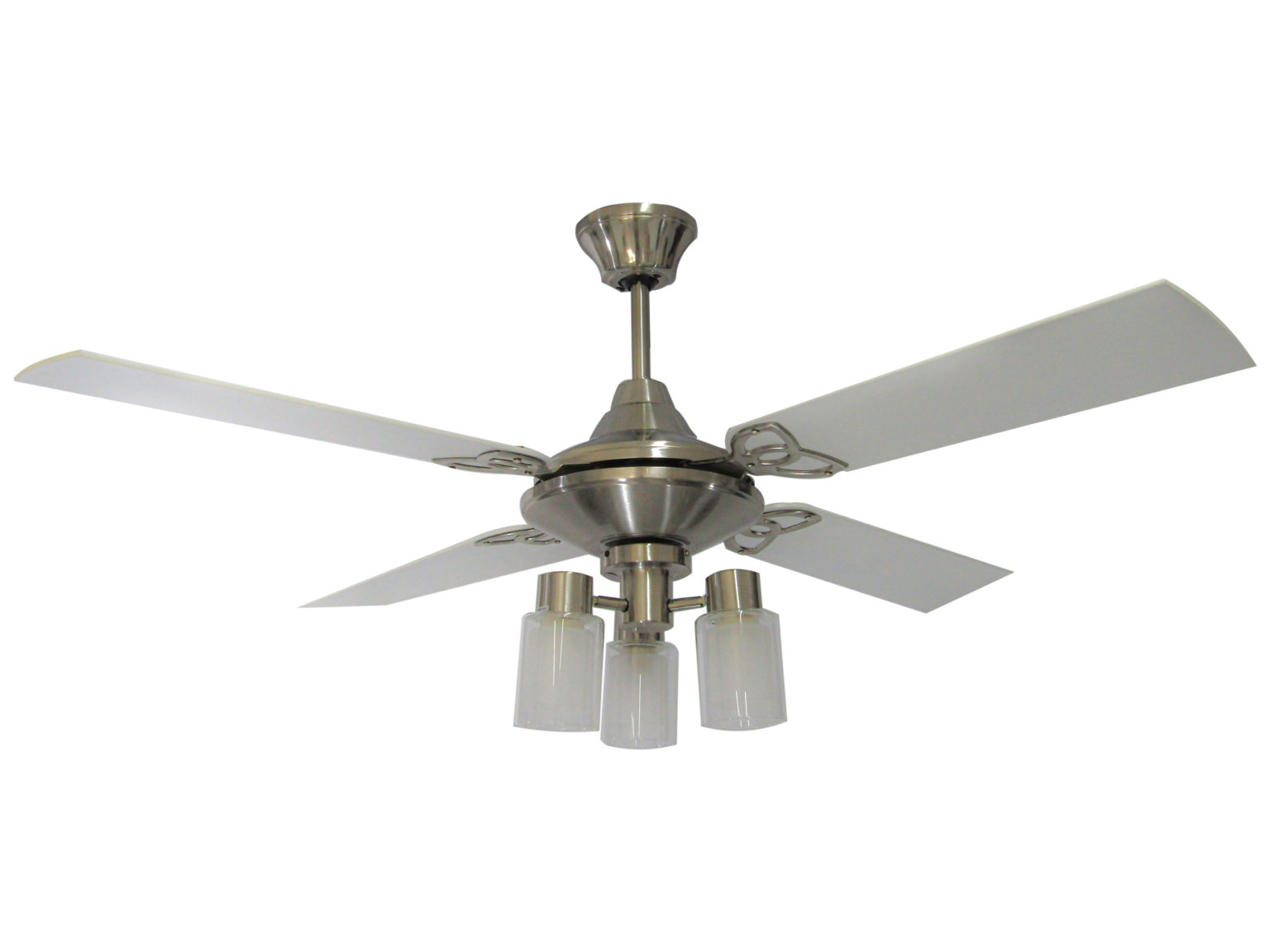 Ventilador de Techo Air Future Platil con Spot Cosmos y Palas Laqueadas