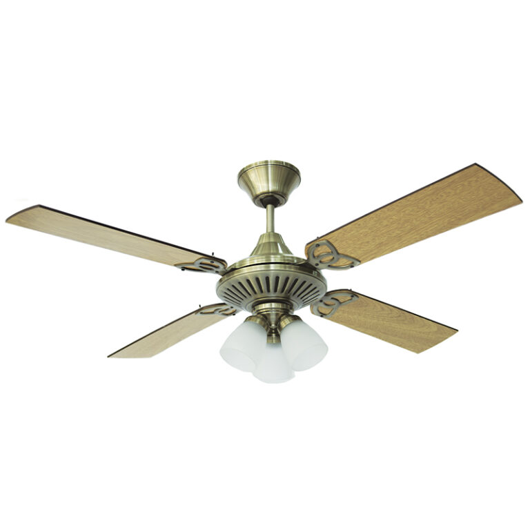 Ventilador de Techo William Antique con Araña Basic y Palas reversibles